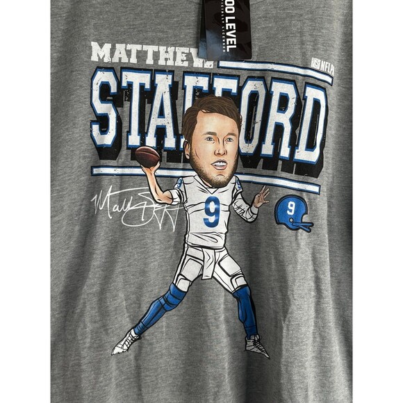 NWT NFL Gray Rams Matthew Stafford Cartoon Size XL #314 - Picture 3 of 7